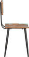 vidaXL - Eetkamerstoelen - 2 - st - massief - gerecycled - hout