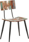 vidaXL - Eetkamerstoelen - 2 - st - massief - gerecycled - hout