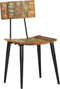 vidaXL - Eetkamerstoelen - 2 - st - massief - gerecycled - hout