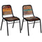 vidaXL - Eetkamerstoelen - 2 - st - massief - gerecycled - hout