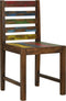 vidaXL - Eetkamerstoelen - 2 - st - massief - gerecycled - hout