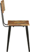 vidaXL - Eetkamerstoelen - 2 - st - massief - gerecycled - hout