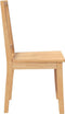 vidaXL - Eetkamerstoelen - 2 - st - massief - hout - naturel - rubber