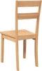 vidaXL - Eetkamerstoelen - 2 - st - massief - hout - naturel - rubber