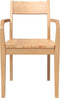 vidaXL - Eetkamerstoelen - 2 - st - massief - hout - naturel - rubber