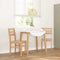 vidaXL - Eetkamerstoelen - 2 - st - massief - hout - rubber