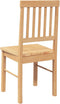 vidaXL - Eetkamerstoelen - 2 - st - massief - hout - rubber