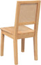 vidaXL - Eetkamerstoelen - 2 - st - massief - hout - rubber