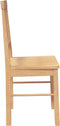 vidaXL - Eetkamerstoelen - 2 - st - massief - hout - rubber