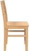 vidaXL - Eetkamerstoelen - 2 - st - massief - hout - rubber