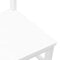 vidaXL - Eetkamerstoelen - 2 - st - massief - hout - rubber - wit