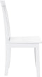 vidaXL - Eetkamerstoelen - 2 - st - massief - hout - rubber - wit
