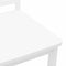 vidaXL - Eetkamerstoelen - 2 - st - massief - hout - rubber - wit