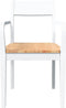 vidaXL - Eetkamerstoelen - 2 - st - massief - hout - rubber - wit