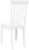 vidaXL - Eetkamerstoelen - 2 - st - massief - hout - rubber - wit