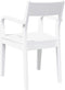 vidaXL - Eetkamerstoelen - 2 - st - massief - hout - rubber - wit
