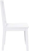vidaXL - Eetkamerstoelen - 2 - st - massief - hout - rubber - wit