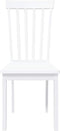 vidaXL - Eetkamerstoelen - 2 - st - massief - hout - rubber - wit