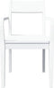 vidaXL - Eetkamerstoelen - 2 - st - massief - hout - rubber - wit