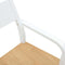 vidaXL - Eetkamerstoelen - 2 - st - massief - hout - rubber - wit