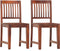 vidaXL - Eetkamerstoelen - 2 - st - massief - mangohout
