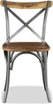 vidaXL - Eetkamerstoelen - 2 - st - massief - mangohout