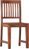 vidaXL - Eetkamerstoelen - 2 - st - massief - mangohout