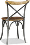vidaXL - Eetkamerstoelen - 2 - st - massief - mangohout