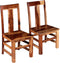 vidaXL - Eetkamerstoelen - 2 - st - massief - sheeshamhout