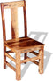 vidaXL - Eetkamerstoelen - 2 - st - massief - sheeshamhout
