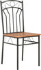 vidaXL - Eetkamerstoelen - 2 - st - MDF - bruin