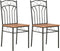 vidaXL - Eetkamerstoelen - 2 - st - MDF - bruin