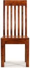 vidaXL - Eetkamerstoelen - 2 - st - modern - hout - met - honingafwerking