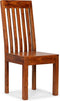 vidaXL - Eetkamerstoelen - 2 - st - modern - hout - met - honingafwerking