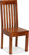 vidaXL - Eetkamerstoelen - 2 - st - modern - hout - met - honingafwerking