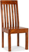 vidaXL - Eetkamerstoelen - 2 - st - modern - hout - met - honingafwerking