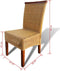 vidaXL - Eetkamerstoelen - 2 - st - natuurlijk - rattan - bruin