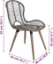 vidaXL - Eetkamerstoelen - 2 - st - natuurlijk - rattan - bruin