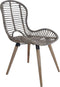 vidaXL - Eetkamerstoelen - 2 - st - natuurlijk - rattan - bruin