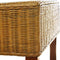 vidaXL - Eetkamerstoelen - 2 - st - natuurlijk - rattan - bruin