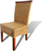 vidaXL - Eetkamerstoelen - 2 - st - natuurlijk - rattan - bruin