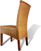 vidaXL - Eetkamerstoelen - 2 - st - natuurlijk - rattan - bruin