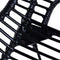 vidaXL - Eetkamerstoelen - 2 - st - natuurlijk - rattan - zwart