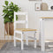 vidaXL - Eetkamerstoelen - 2 - st - Panama - 40x46x90 - cm - grenenhout - wit