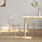 vidaXL - Eetkamerstoelen - 2 - st - PET - transparant