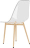 vidaXL - Eetkamerstoelen - 2 - st - PET - transparant