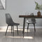 vidaXL - Eetkamerstoelen - 2 - st - PP - grijs