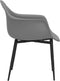 vidaXL - Eetkamerstoelen - 2 - st - PP - grijs