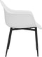 vidaXL - Eetkamerstoelen - 2 - st - PP - wit