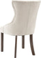 vidaXL - Eetkamerstoelen - 2 - st - stof - beige